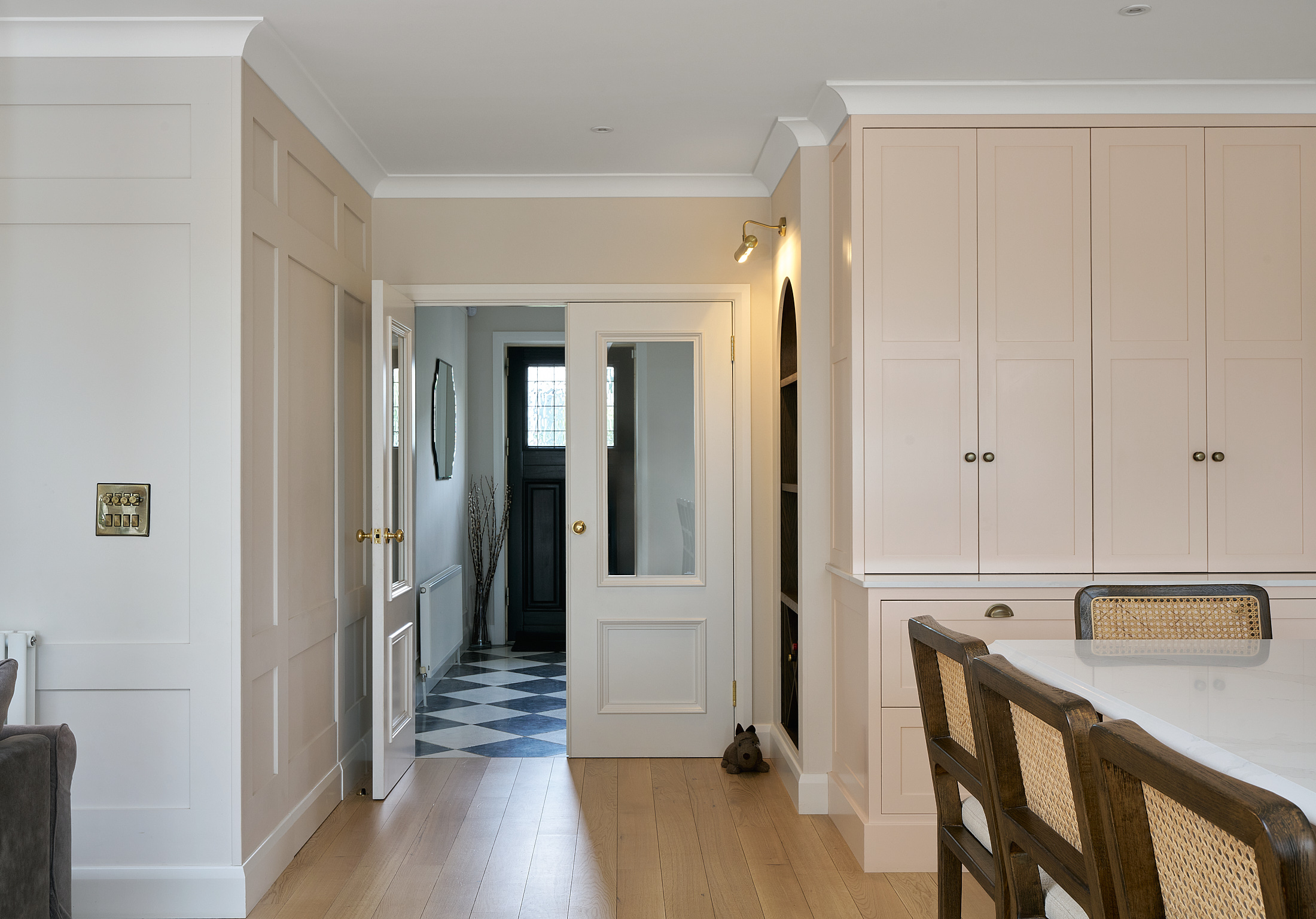 The open-plan living space of the Mount Merrion extension