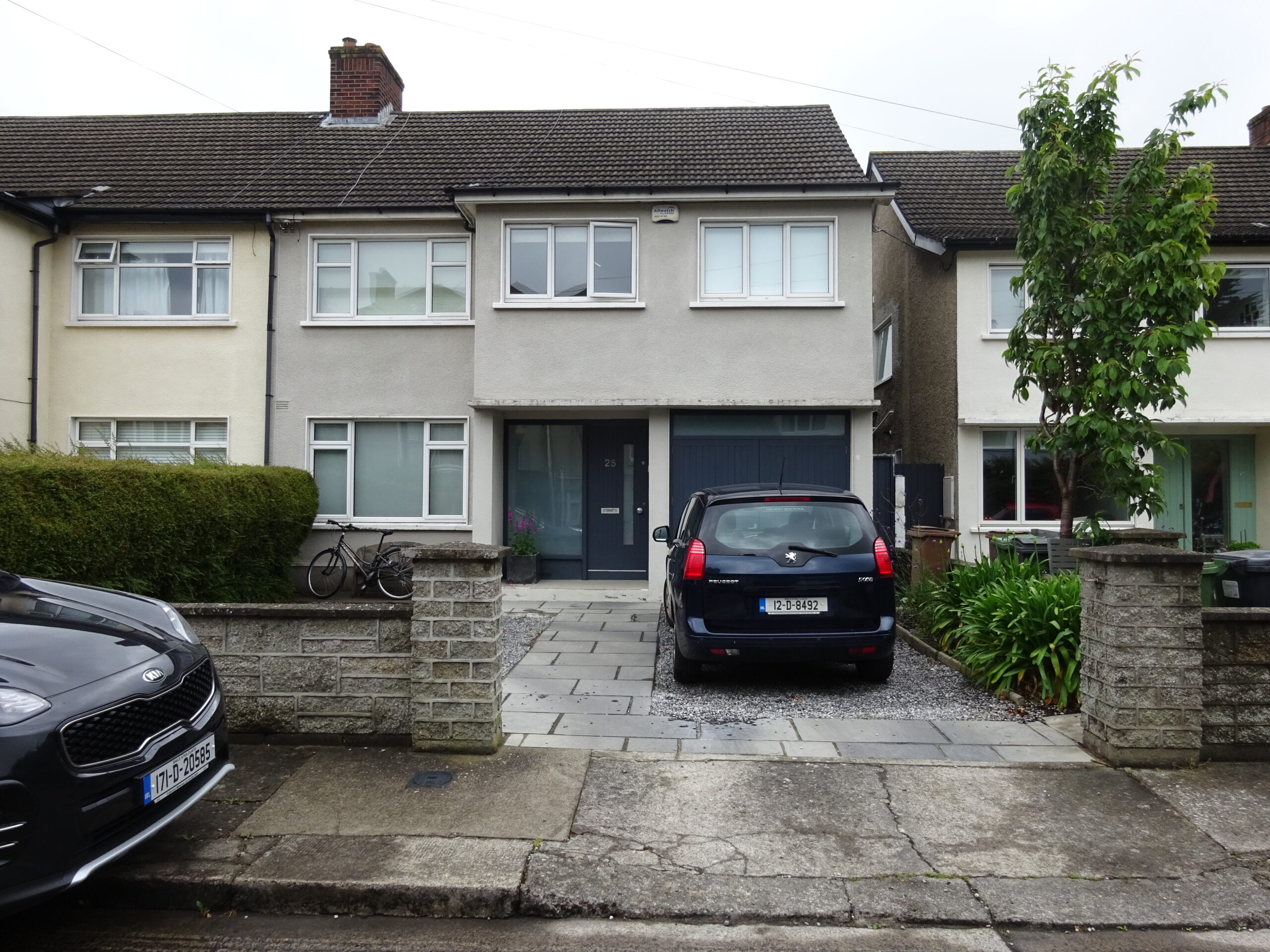 The front of the house from the street, before the rear extension works
