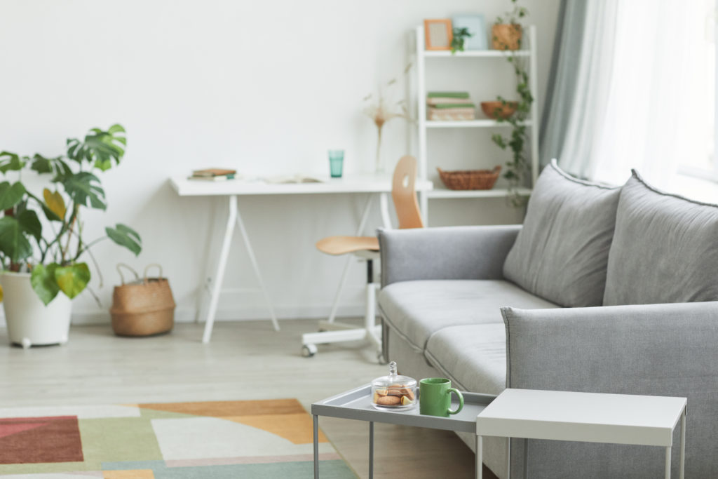 Working from home can be beneficial both for our work and our health, such as in this home office, designed to separate working from home, and home itself.