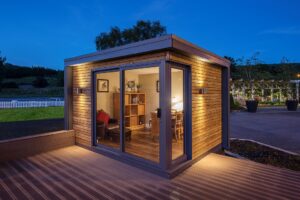 a small garden room built by shomera